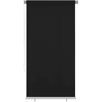 vidaXL Rolgordijn voor buiten 125(B)x230(H) cm zwart