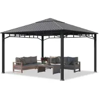 TOOLPORT Tuinpaviljoen Hardtop Sunset Superior, 4x4 m