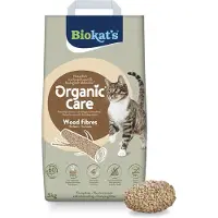 Biokat's Organic Care Wood Fibres kattenbakvulling 2 x 3 kg