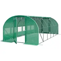 TOOLPORT Tunnelkas 3x6 m, PE-folie, groen