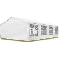 TOOLPORT Partytent 5x8 m, PE 350, wit