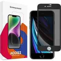 Accezz Gehard Glas Privacy Screenprotector voor de Apple iPhone SE (2022 / 2020)