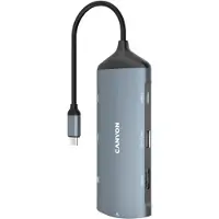 Canyon Docking DS-15 8in1 4k USB-C, donkergrijs (CNS-TDS15)