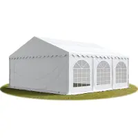 Sonstiges Partytent 6x6 m, PVC 750, met Grondframe, wit