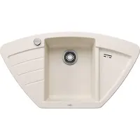BLANCO ZIA 9 E, SILGRANIT, kleur: softweiß