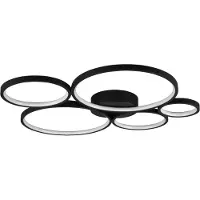 TRIO 622610532 Plafondlamp Rondo Zwart