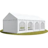 Sonstiges Partytent 4x8 m, PVC 750, met Grondframe, wit