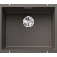 BLANCO SUBLINE 500-U, SILGRANIT vulkangrau