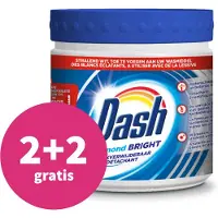 Dash 2+2 Gratis: Vlekverwijderaar Diamond Bright Poeder-wit 500 Gr