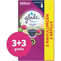 Glade 3+3 Gratis: Touch & Fresh Relaxing Zen 10 Ml