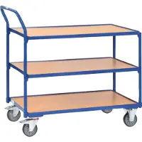 Fetra lichte tafelwagen met 3 etages met laadvlak van 850 x 500 mm