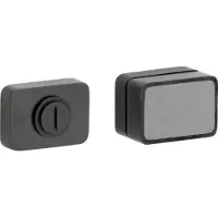 Artitec WC garnituur 5-8 mm Maximal mat zwart PVD / parelgrijs