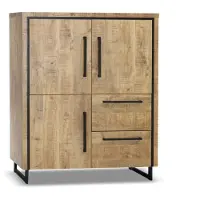 De Bommel Meubelen Opbergkast Sheridan - 118 cm - Lamulux Mango - 3 deuren, 2 laden