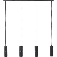 Brilliant 4-lichts hanglamp Marty zwart