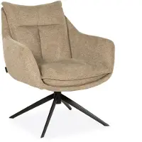 De Bommel Meubelen Draaifauteuil Vinz - stof Aragon Desert - pocketvering - 360° draaibaar