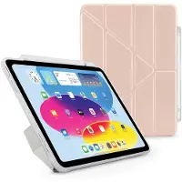 Pipetto Origami Pencil Case - iPad 10.9" (2022) / iPad 11" (2025) - Metallic Pink