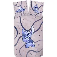 Disney Lilo and Stitch Peuterdekbedovertrek Stripes- 100 x 135 cm - 40 x 60 cm - Katoen