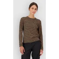 Mons Royale - Women's Icon Merino Air-Con Relaxed L/S - Merinoshirt XL, bruin