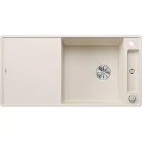 BLANCO AXIA III XL 6 S-F, materiaal: Silgranit, kleur: zachtwit