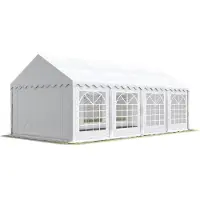 TOOLPORT Partytent 3x9 m, PVC 700, wit