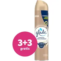 Glade 3+3 Gratis: Luchtverfrisser Spray Romantic Vanilla Blossom 300 Ml
