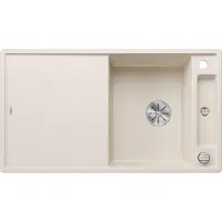BLANCO AXIA III 5 S, spoelbak van Silgranit in de kleur softweiß (lichtbeige)