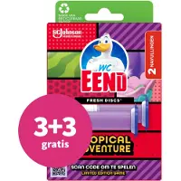 Wc Eend 3+3 Gratis: Fresh Discs Duo Navulling Tropical Adventure 72 Ml