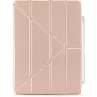 Pipetto Origami Pencil Case - iPad Air 10.9" (2020/2022) / iPad Air 11" (2024-2026) - Metallic Pink