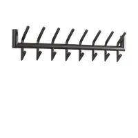 De Bommel Meubelen Kapstok Tubo - 78 cm - 2x 8 haken - metaal Donkergrijs