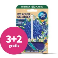 Ambi Pur 3+2 Gratis: Toiletblok Blue Blossom