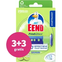 Wc Eend 3+3 Gratis: Fresh Discs Lime Zest 36 Ml