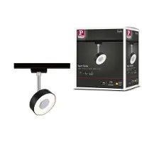 Paulmann URail Railspot Circle 200lm 5W 2700K dimbaar 230V Zwart mat