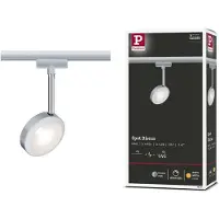 Paulmann URail LED-spot Discus, 5,5W, chroom, mat