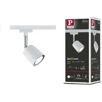 Paulmann Cover 95336 - 230V-railsysteem lamp GU10 10 W Dimbaar - Chroom Wit
