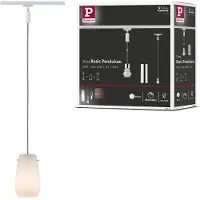 Paulmann Basic Pendel 230V-railsysteem lamp Universeel E27 20 W LED Wit, Chroom
