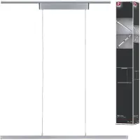 Paulmann URail LED-slinger Lento chroom mat Lento, dimbaar, alu / grijs / zink, Woon-/ Eetkamer, metaal, Modern