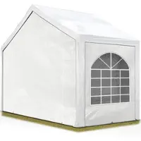 TOOLPORT Partytent 4x2 m, PE 450, wit