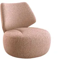 De Bommel Meubelen Draaifauteuil Zelia - stof Aragon Cinnamon - organisch design - Japandi