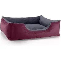 BedDog hondenmand TEDDY, vierkant hondenkussen, grote hondenbed, hondensofa, hondenhuis, met afneembare hoez, wasbaar, maat S-XXXL