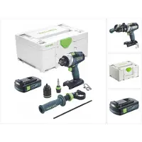 Festool TDC 18/4 I-Basic accuschroefboormachine 18 V 75 Nm borstelloos + 1x accu 3.0 Ah + systainer - zonder oplader