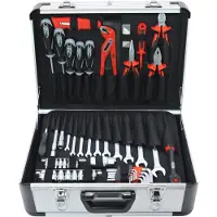 FAMEX 702-L aluminium gereedschapskoffer – leeg – zonder gereedschap