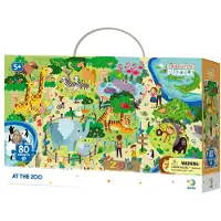 Dodo Toys Puzzel Dieren - 80 stukjes voor kinderen vanaf 4 jaar - 31x45 cm