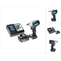 Makita DTW 300 RG1 accu-slagmoersleutel 18 V 330 Nm 1/2" borstelloos + 1x accu 6,0 Ah + oplader