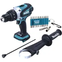 Makita DHP 458 Z accu-klopboormachine 18 V 91 Nm + 22-delige bitset - zonder accu, zonder oplader