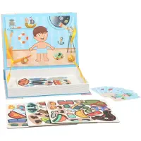 Lobbes Magnetisch Boek - Outfits Jongen, 59dlg.