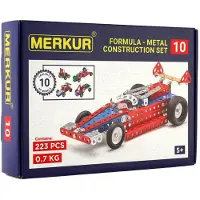 Merkur 010 bouwpakket, Formule 10, 223 onderdelen, model van 10 verschillende auto's