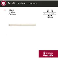 Paulmann MaxLED 1000 70676 LED-strip uitbreidingsset Met connector (male) 24 V 1 m Warmwit 1 stuk(s)