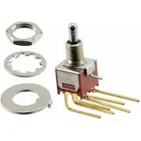 C & K Switches T203MYAVBE Toggle Switch T Series 20 V/AC, 20 V/DC 2x aan/uit/aan 1 stuk(s) Bulk