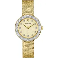 Bulova Classic Champagne Crystal Dameshorloge 98L321