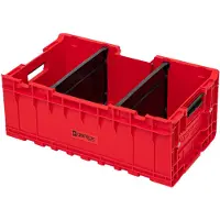 Qbrick System ONE Box 2.0 Plus RED ULTRA HD Op maat gemaakte stapelbare bak 576 x 359 x 237 mm 35 l stapelbaar